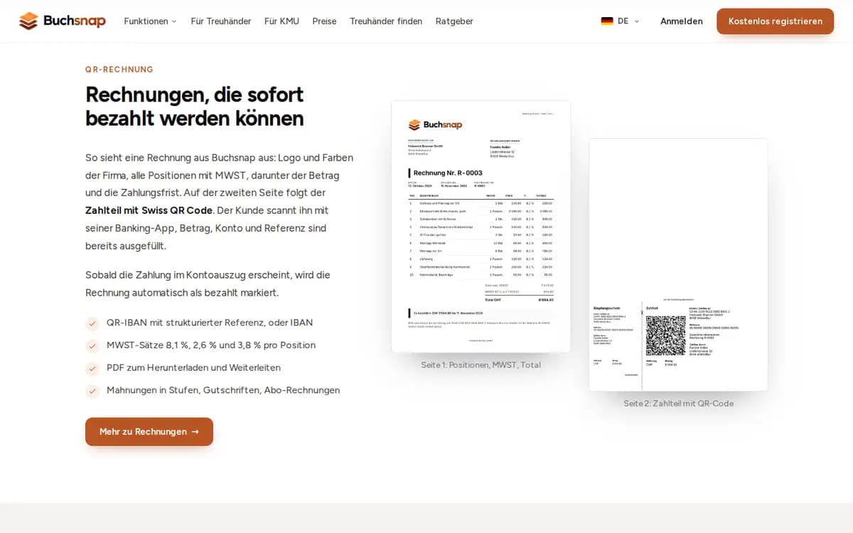 Buchsnap.ch – QR-bill