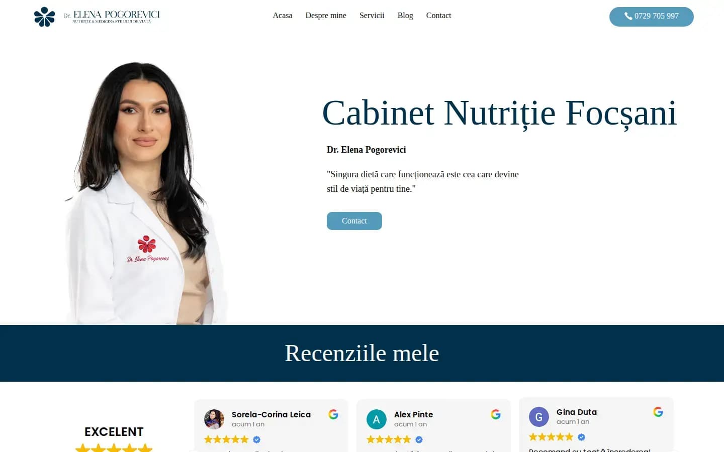 DrElenaPogorevici.ro – old website