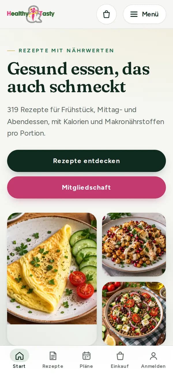 HealthyAndTasty.ch – Mobil