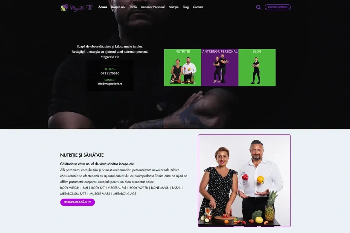 MagneticFit.ro – old website