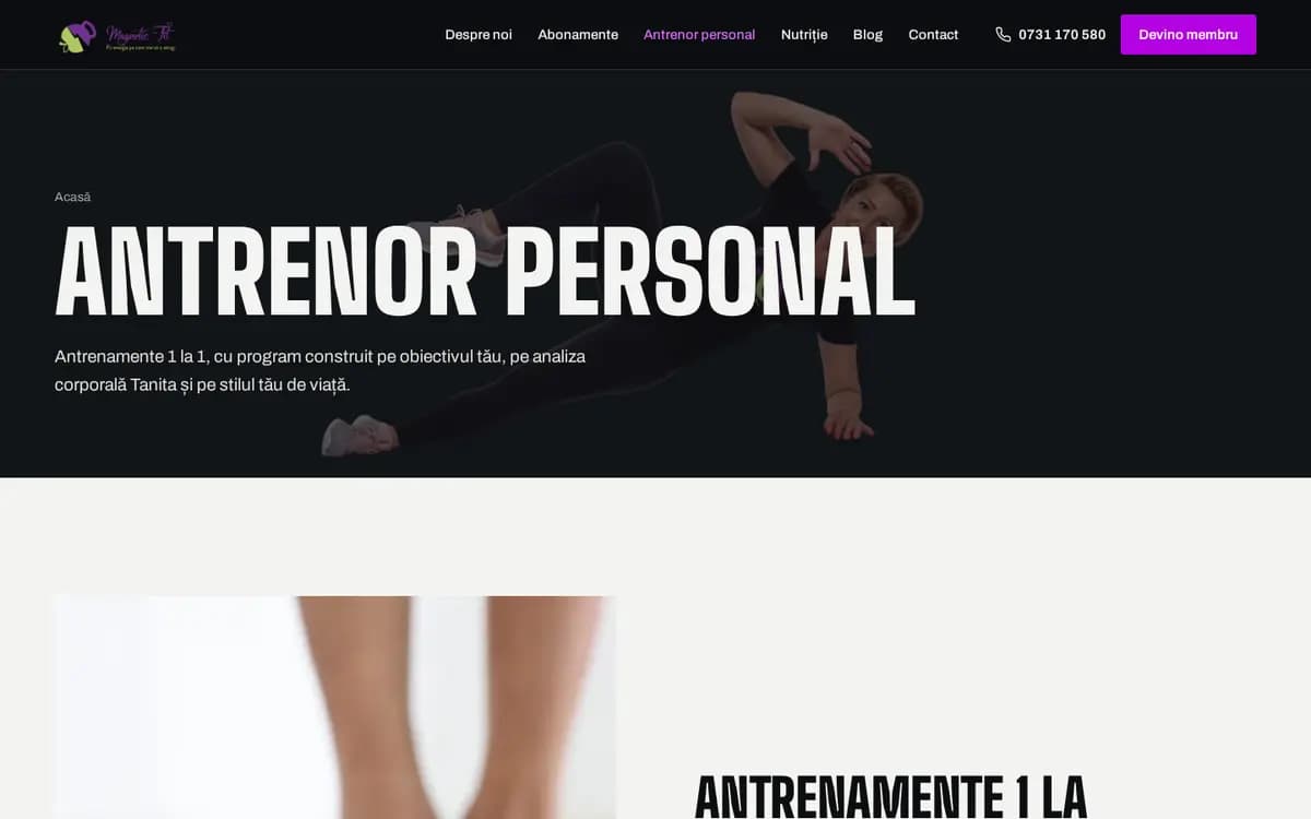 MagneticFit.ro – Personal training