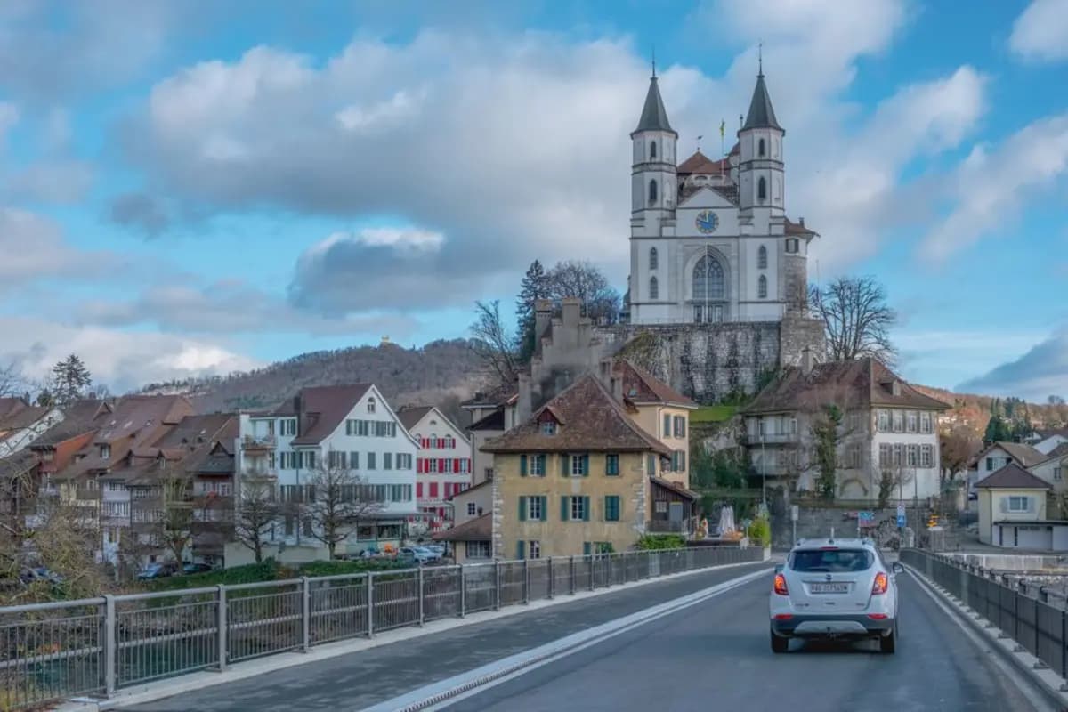 Ansicht des Kantons Aargau, Schweiz