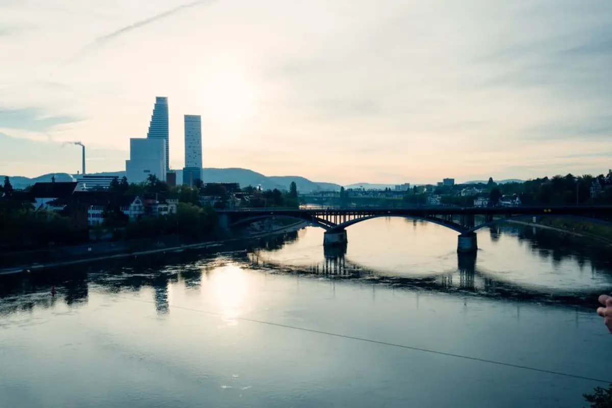 Ansicht des Kantons Basel-Stadt, Schweiz