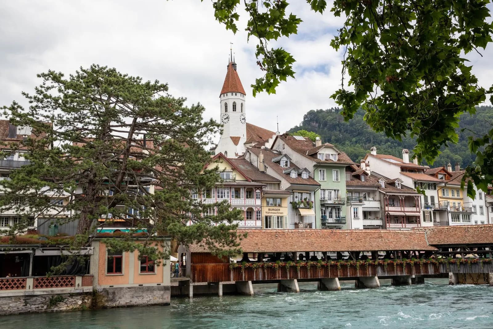 Altstadt von Thun mit Schloss, Kanton Bern