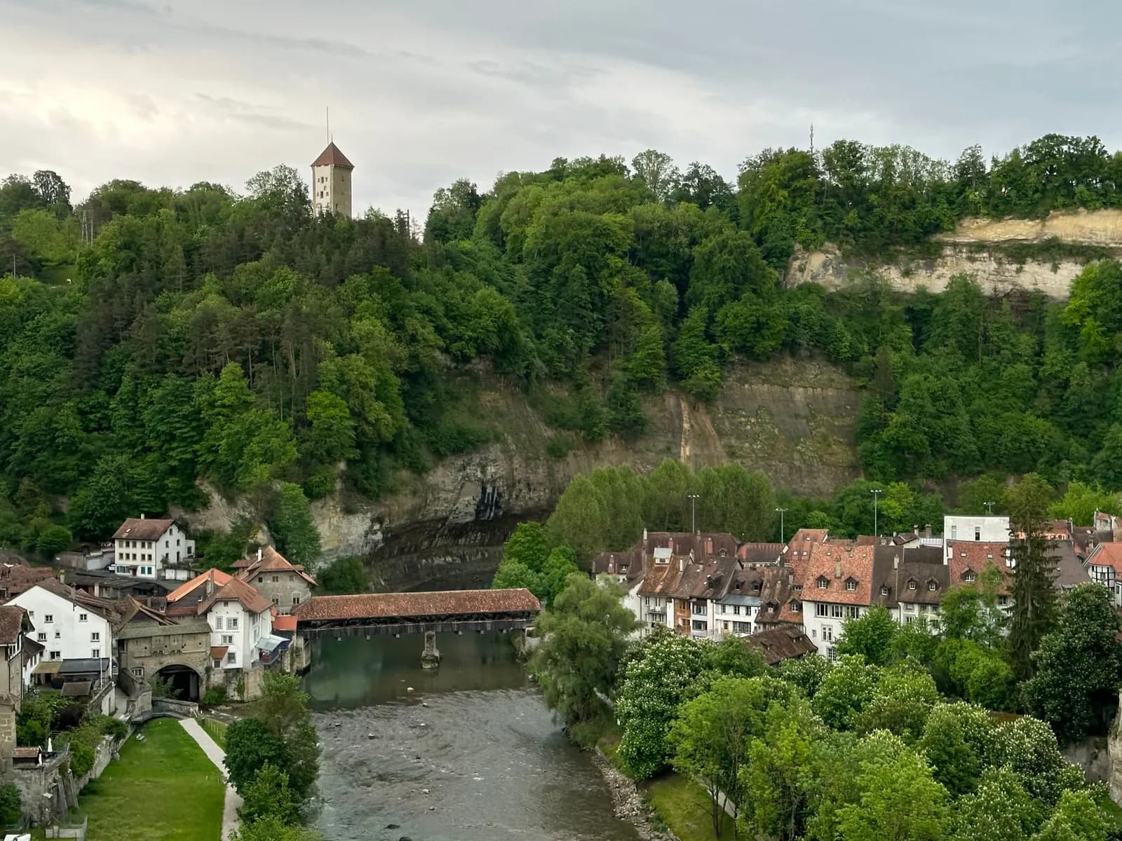 Saane-Tal bei Freiburg
