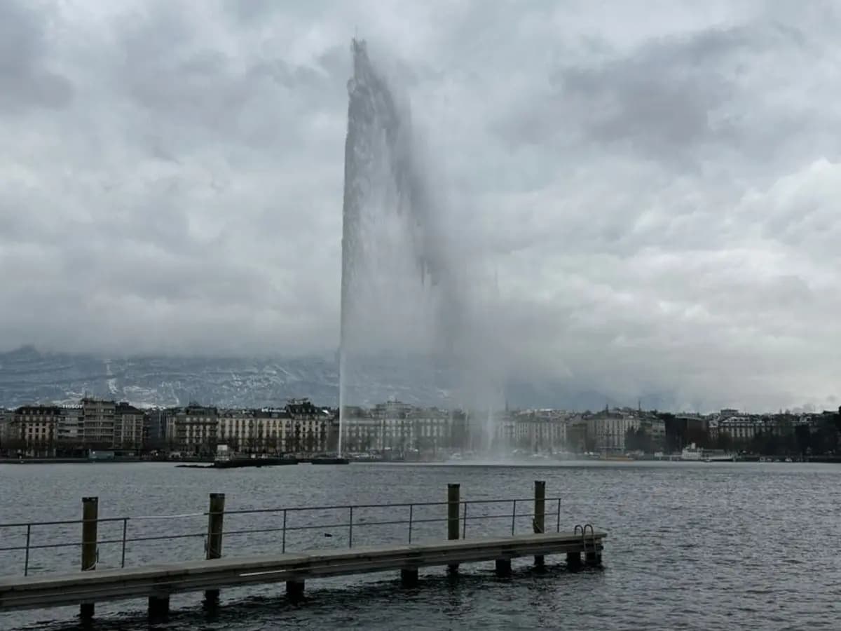 Ansicht des Kantons Genf, Schweiz