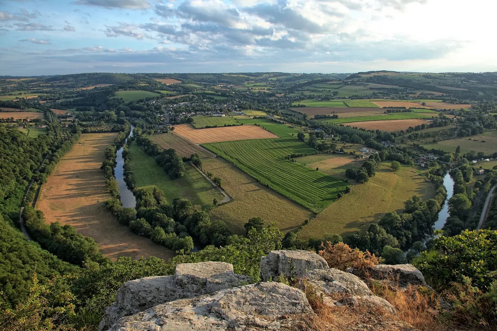 Doubs-Tal im Kanton Jura