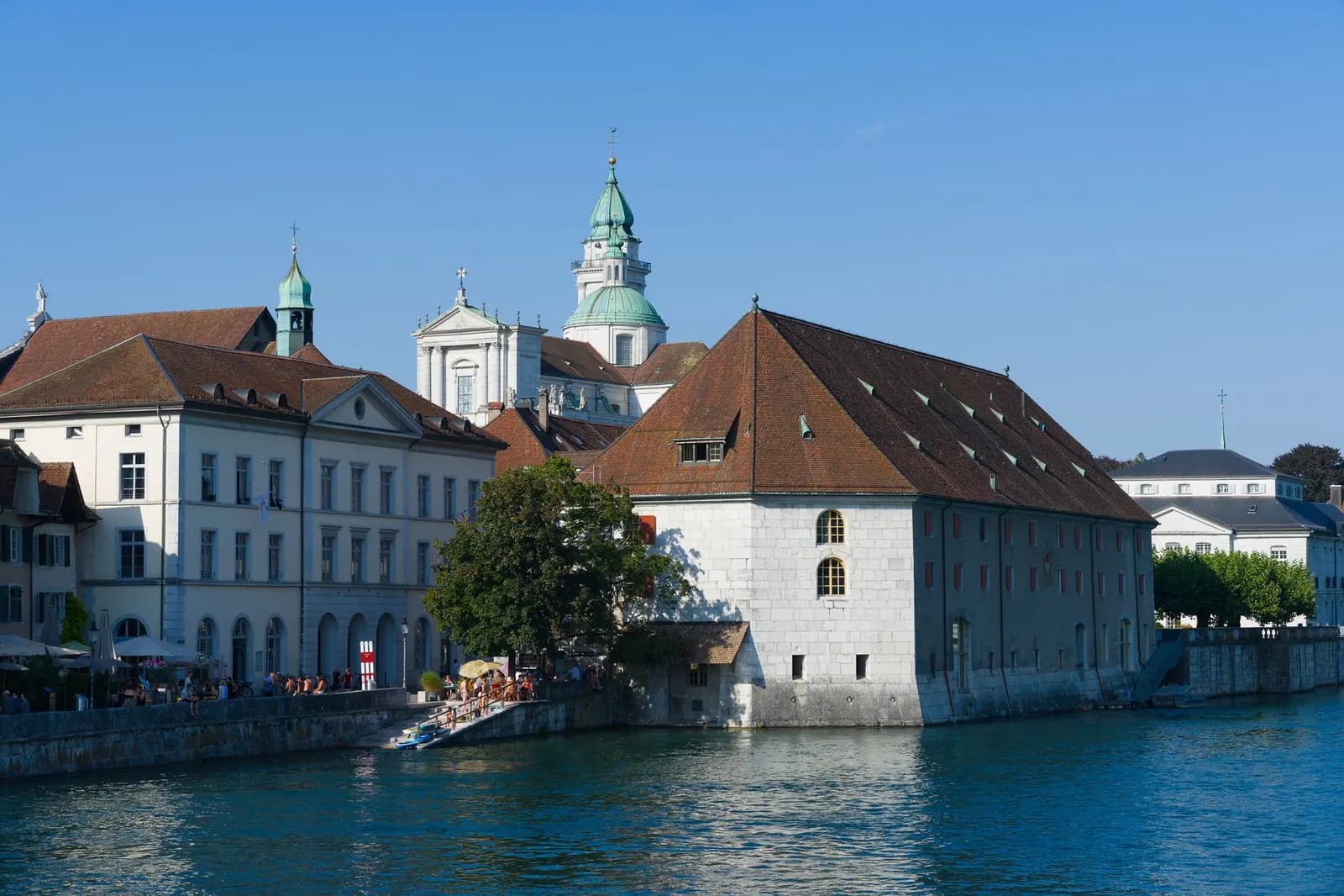 Aareufer in Solothurn