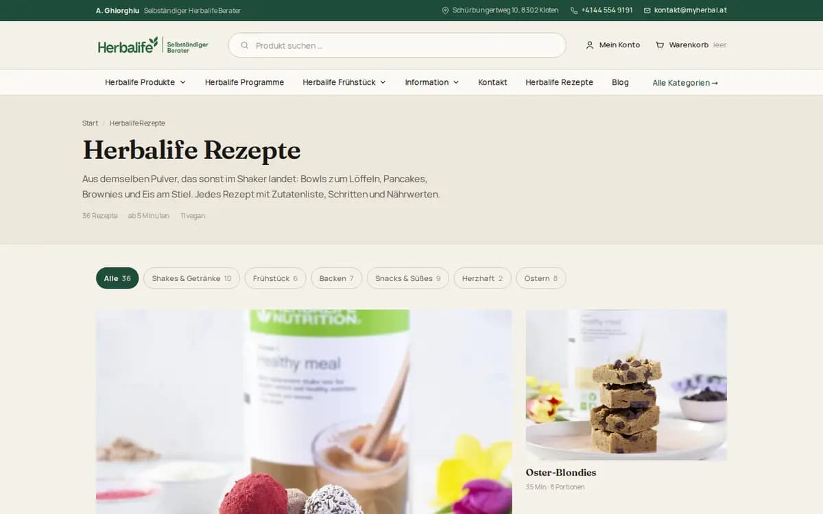 MyHerbal.at – Rezeptsammlung