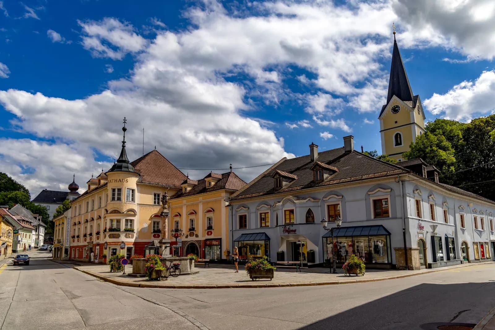 Dorfplatz in Herisau, Appenzell Ausserrhoden