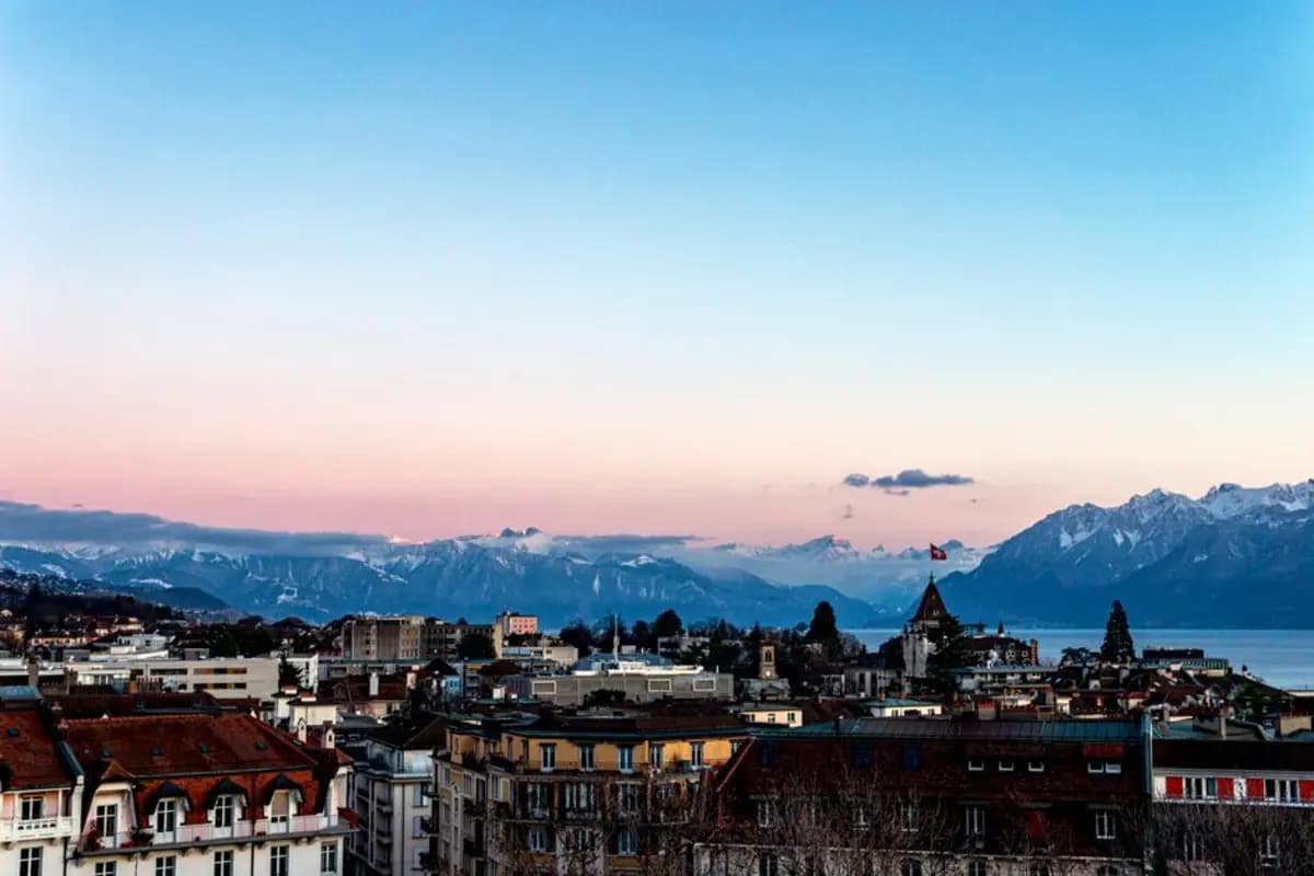 Ansicht des Kantons Waadt, Schweiz