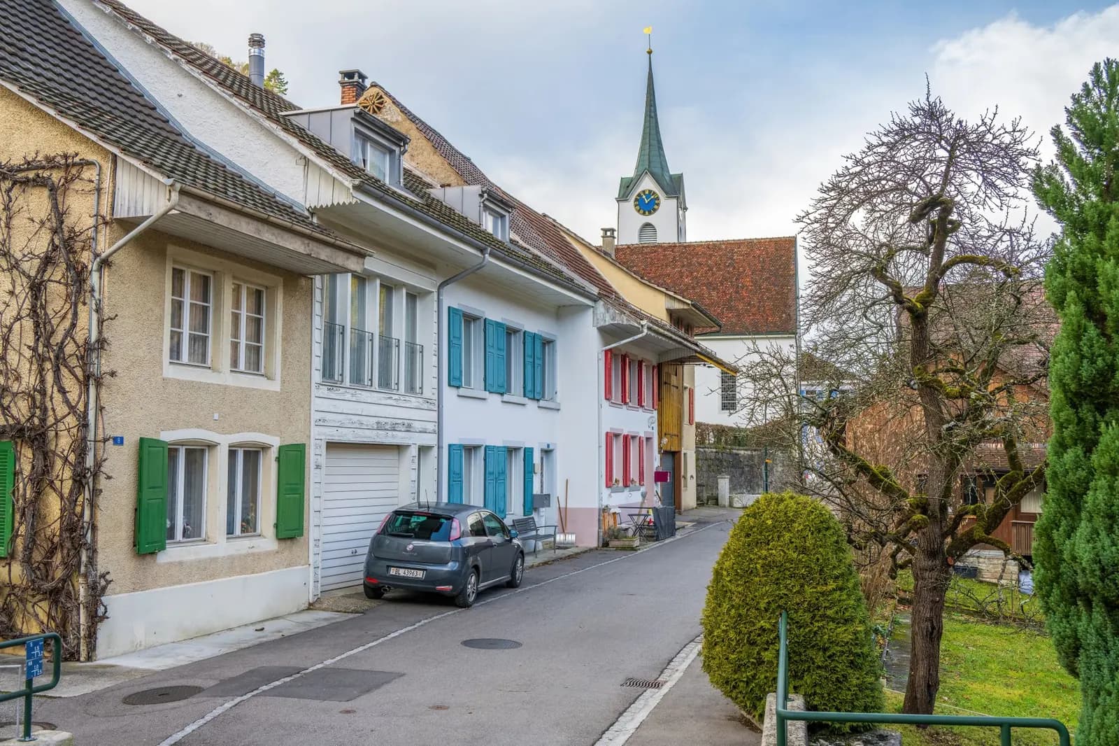 Altstadtgasse im Kanton Zürich