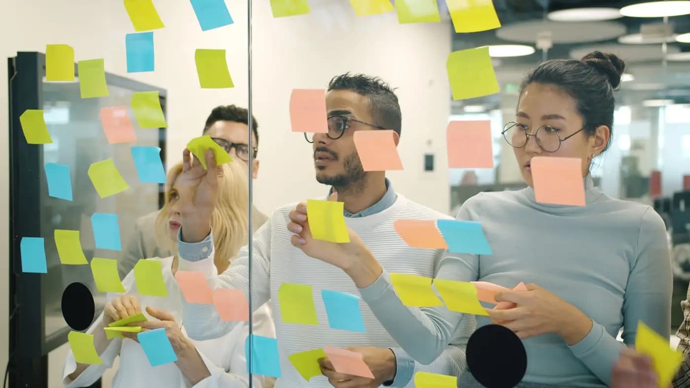 The eSys Agency team working on a project