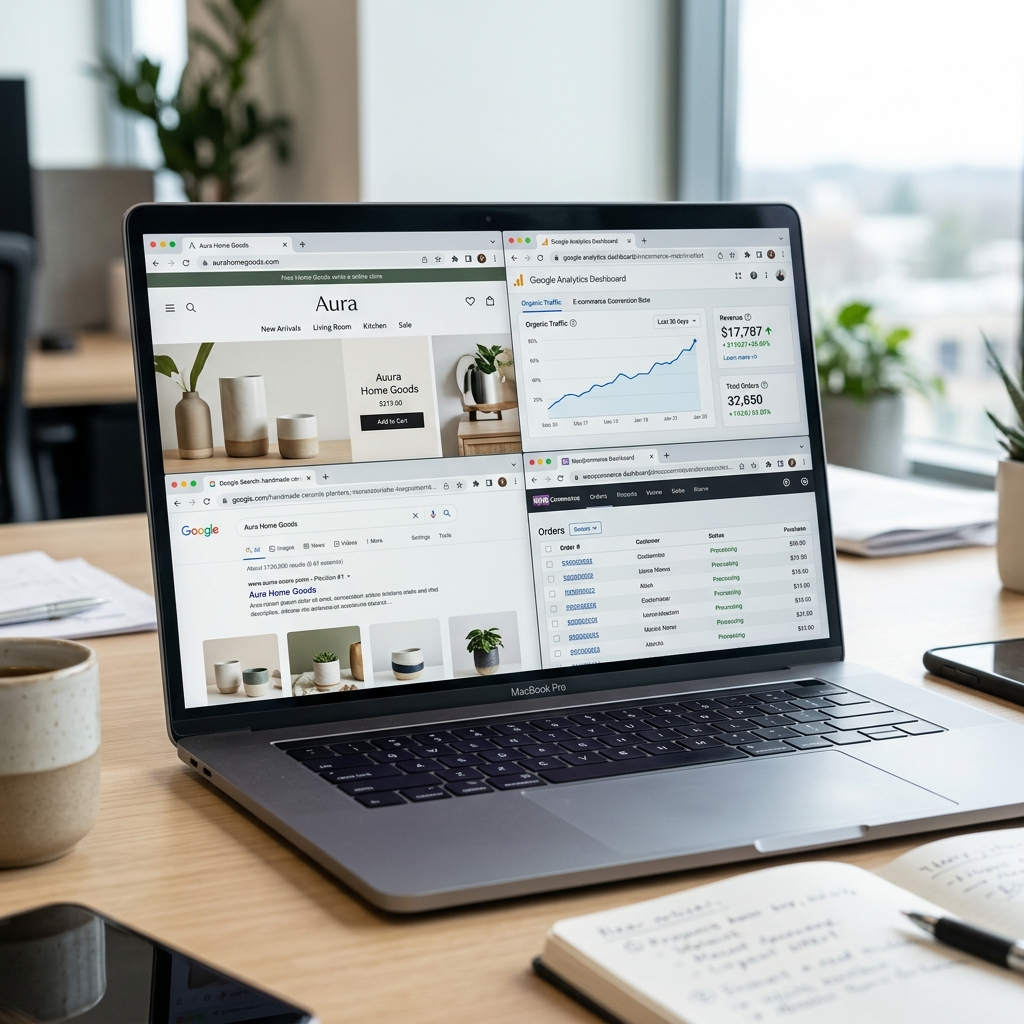 Onlineshop optimiert mit SEO – nachher eSys Agency Schweiz